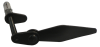 Arrêt marseillais à tige filetée noir 125mm